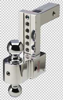 Fastway 47-00-3600 6" Adjustable Solid Tow Ball Mount 2" & 2 5/16" Chromed Balls