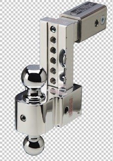 Fastway 47-00-3606 6" with 2.5" Shank Adjustable Solid Tow Ball Mount 2" & 2 5/16" Chromed Balls