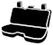 Fia TR42-58 BROWN TR Rear Bench Seat Cover