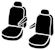 FIA SP89-21 TAUPE SP Front Bucket Seat Cover Taupe