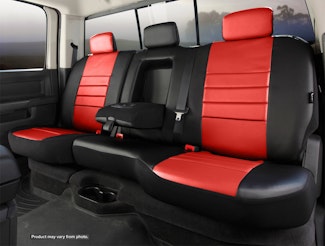 Fia SL62-79 RED SL Rear 60/40 Split Seat Cover Ford Bronco