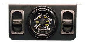 Firestone Ride-Rite 2145 Pneumatic Dual Black Gauge