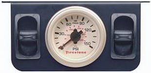Firestone Ride-Rite 2260 Metal Dual Electric White Gauge