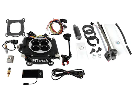 FiTech 36202 Go EFI 4 600 HP Matte Black EFI System Master Kit