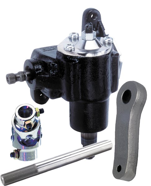 Flaming River FR1496 Performance Manual Steering Kit with 7 Straight Pitman Arm