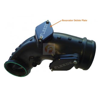 Fleece Performance Engineering Inc. FPE-LML-RES Resonator Delete Plate Duramax LML 6061 Aluminum
