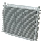 Flex-A-Lite 400123 Transmission Oil Cooler, 11 X 7-7/8 X 3/4, 23 Row, 3/8 BARB