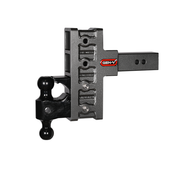 Gen-Y Hitch GH-1924 MEGA-DUTY 2.5" Offset Shank 3" Rise, 6" Drop 3.5K TW 32K Hitch & GH-0161&GH-0162
