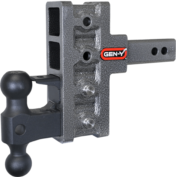 GEN-Y Hitch GH-224-MO MEGA-DUTY 2" Offset Shank 2.5 Rise, 5" Drop 2K TW 16K Hitch & GH-051 & GH-032