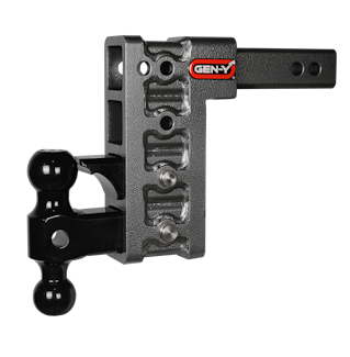 Gen-Y Hitch GH-324 MEGA-DUTY 2" Shank 7.5" Drop 1.5K TW 10K Hitch & GH-031 Dual-Ball & GH-032