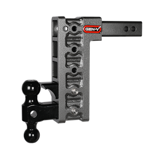 Gen-Y Hitch GH-325 MEGA-DUTY 2" Shank 10" Drop 1.5K TW 10K Hitch & GH-031 Dual-Ball & GH-032