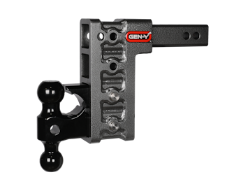 Gen-Y Hitch GH-524 MEGA-DUTY 2" Shank 7.5" Drop 2K TW 16K Hitch & GH-051 Dual-Ball & GH-032