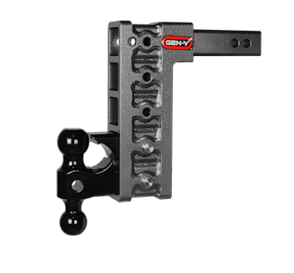 Gen-Y Hitch GH-525 MEGA-DUTY 2" Shank 10" Drop 2K TW 16K Hitch & GH-051 Dual-Ball & GH-032