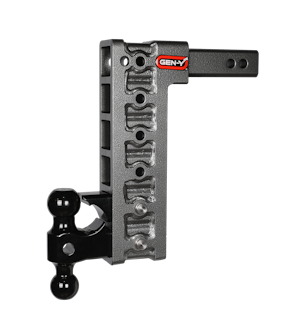 Gen-Y Hitch GH-526 MEGA-DUTY 2" Shank 12.5" Drop 2K TW 16K Hitch & GH-051 Dual-Ball & GH-032 Pintle
