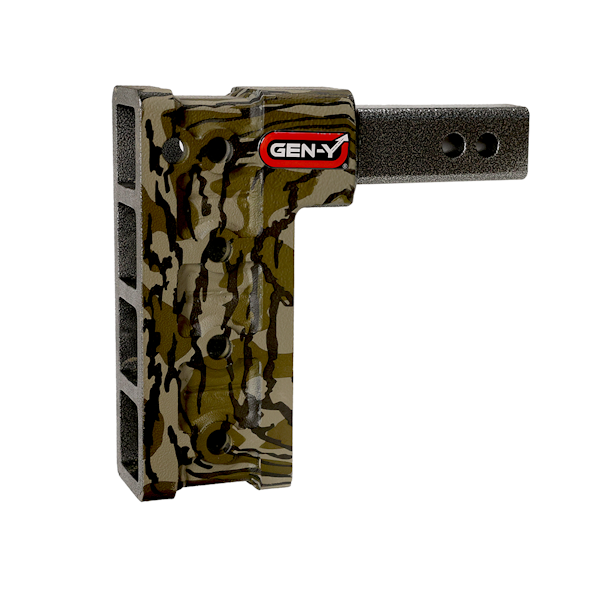 GEN-Y Hitch GH-604-MO MEGA-DUTY 2.5" Shank 9" Drop 21K Hitch ONLY - Hydro Dipped - Mossy Oak
