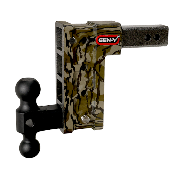 GEN-Y Hitch GH-614-MO MEGA-DUTY 2.5" Shank 9" Drop 3K TW 21K Hitch & GH-061 Dual-Ball - Hydro Dipped
