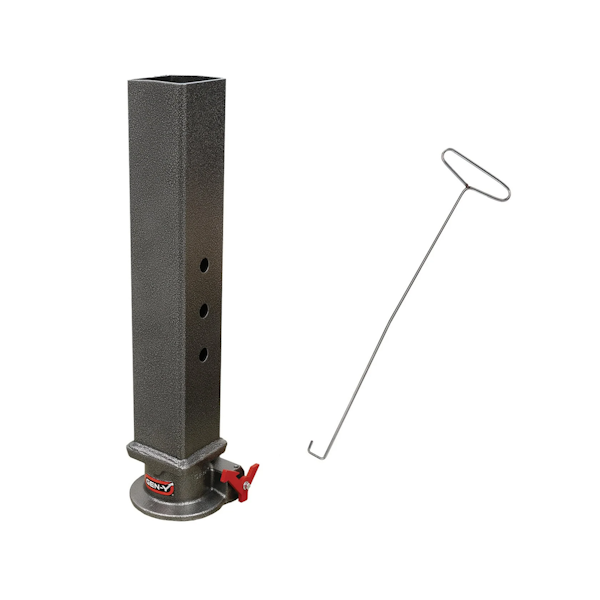 GEN-Y Hitch GH-7101 The Viking Gooseneck Static Hitch, SNAPLATCH 2 5/16” Coupler, 4” SQ Tube