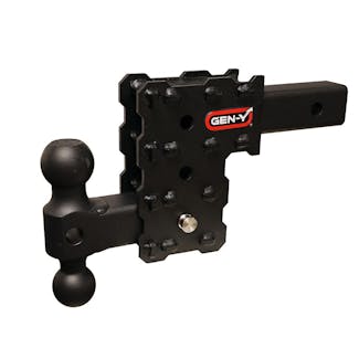 GEN-Y Hitch GH-2613X PHANTOM-X 2" Solid Shank - 4.5" Drop - 1K TW - 10K Hitch - Dual Ball Mount