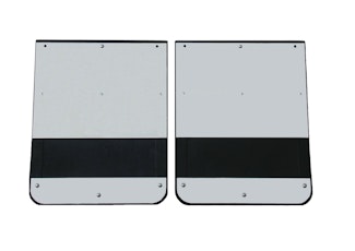 Go Industries S70730SET Dual Wheel Stainless Mud Flap Set