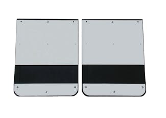 Go Industries S726SET Dual Wheel Stainless Mud Flap Set