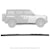 Go Rhino 105412973T 5 1000 Series - Complete kit: Sidestep + Brackets