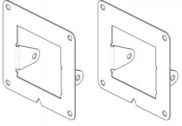 Go Rhino 241742T BR5.5/BR6/BR10.5/BR11 Light Plates