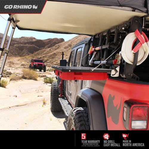 Go Rhino 5950100T XRS Accessory Reel Handle Kit - Mid/Full Size Trucks