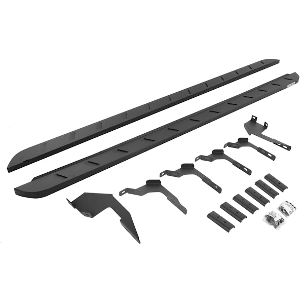 Go Rhino 63036880SPC RB10 Slim Running boards - Complete Kit: RB10 Slim Running board + Brackets