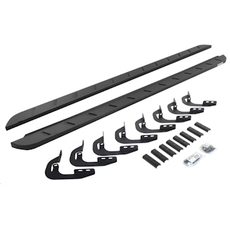 Go Rhino 63404787SPC RB10 Slim Running boards - Complete Kit: RB10 Slim Running board + Brackets
