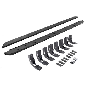 Go Rhino 63404880SPC RB10 Slim Running boards - Complete Kit: RB10 Slim Running board + Brackets