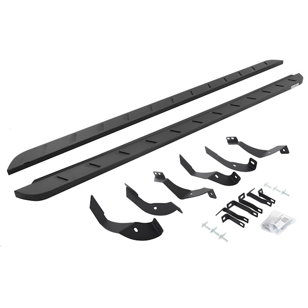 Go Rhino 63405187SPC RB10 Slim Running boards - Complete Kit: RB10 Slim Running board + Brackets