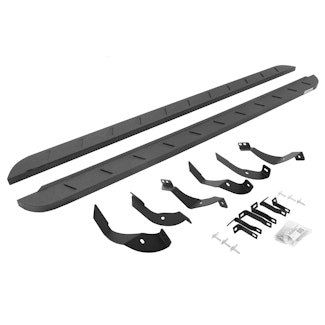 Go Rhino 63405187ST RB10 Slim Running boards - Complete Kit: RB10 Slim Running board + Brackets