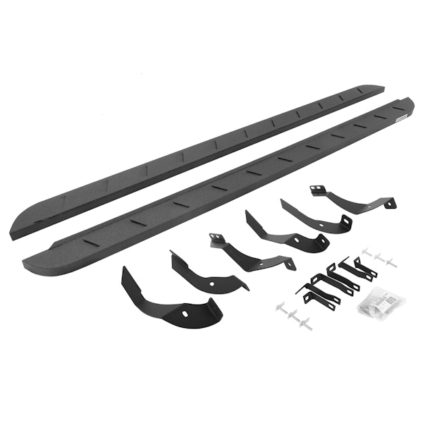 Go Rhino 63405187ST RB10 Slim Running boards - Complete Kit: RB10 Slim Running board + Brackets