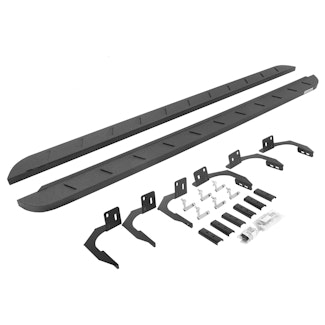 Go Rhino 63409980ST RB10 Slim Running boards - Complete Kit: RB10 Slim Running board + Brackets