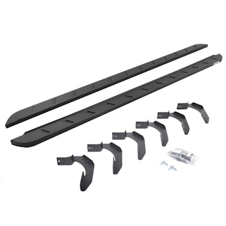 Go Rhino 63412680SPC RB10 Slim Running boards - Complete Kit: RB10 Slim Running board + Brackets