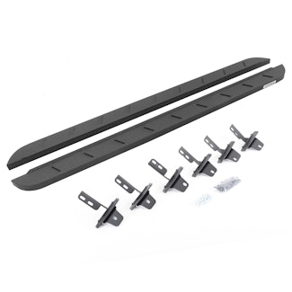 Go Rhino 63412973ST RB10 Slim Running boards - Complete Kit: RB10 Slim Running board + Brackets