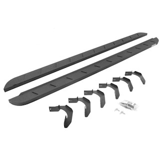 Go Rhino 63415087ST RB10 Slim Running boards - Complete Kit: RB10 Slim Running board + Brackets