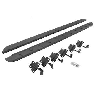 Go Rhino 63417780ST RB10 Slim Running boards - Complete Kit: RB10 Slim Running board + Brackets