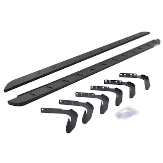 Go Rhino 63418087SPC RB10 Slim Running boards - Complete Kit: RB10 Slim Running board + Brackets