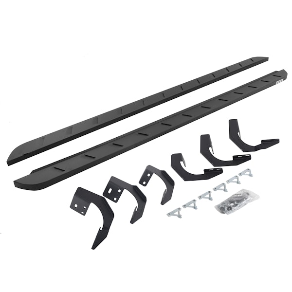 Go Rhino 63420687SPC RB10 Slim Running boards - Complete Kit: RB10 Slim Running board + Brackets