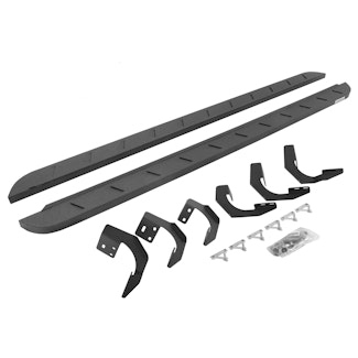 Go Rhino 63430680ST RB10 Slim Running boards - Complete Kit: RB10 Slim Running board + Brackets