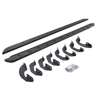 Go Rhino 63443580SPC RB10 Slim Running boards - Complete Kit: RB10 Slim Running board + Brackets