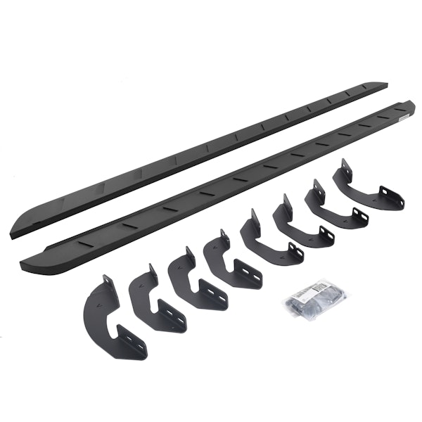 Go Rhino 63443973SPC RB10 Slim Running boards - Complete Kit: RB10 Slim Running board + Brackets