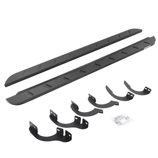 Go Rhino 63442568SPC RB10 Slim Running boards - Complete Kit: RB10 Slim Running board + Brackets