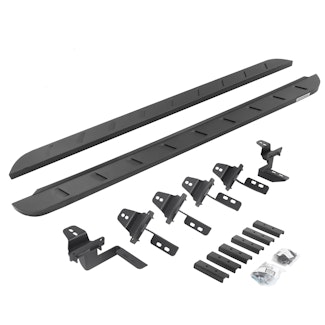 Go Rhino 63450568SPC RB10 Slim Running boards - Complete Kit: RB10 Slim Running board + Brackets
