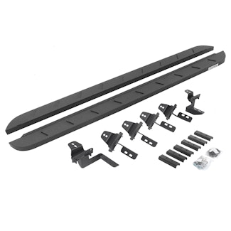 Go Rhino 63450568ST RB10 Slim Running boards - Complete Kit: RB10 Slim Running board + Brackets