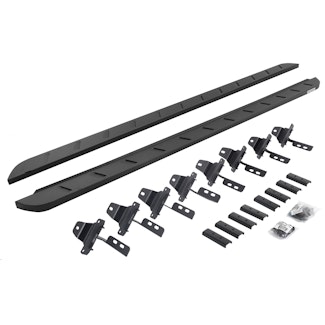 Go Rhino 63451687SPC RB10 Slim Running boards - Complete Kit: RB10 Slim Running board + Brackets