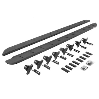 Go Rhino 63451687ST RB10 Slim Running boards - Complete Kit: RB10 Slim Running board + Brackets