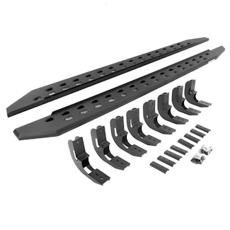 Go Rhino 69404880SPC RB20 Slim Running boards - Complete Kit: RB20 Slim Running board + Brackets