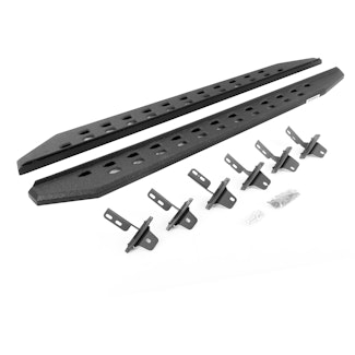Go Rhino 69412973ST RB20 Slim Running boards - Complete Kit: RB20 Slim Running board + Brackets